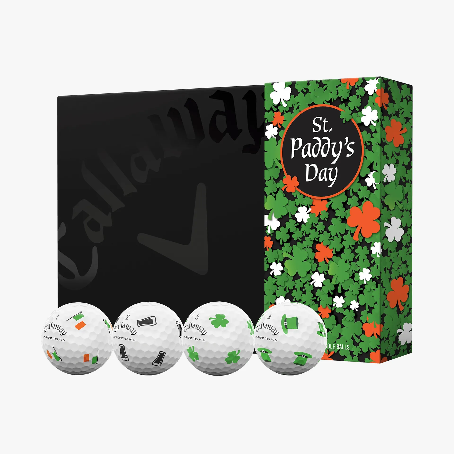 Chrome Tour Luck of the Irish Golf Balls