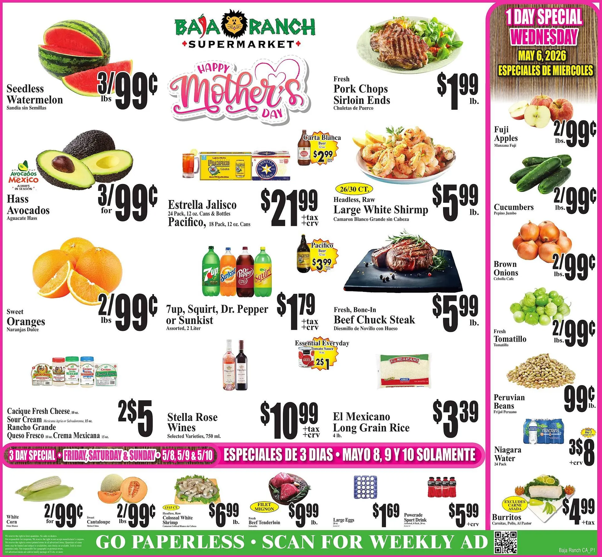 Weekly ad Baja Ranch weekly ad from May 6 to May 12 2026 - Page 1