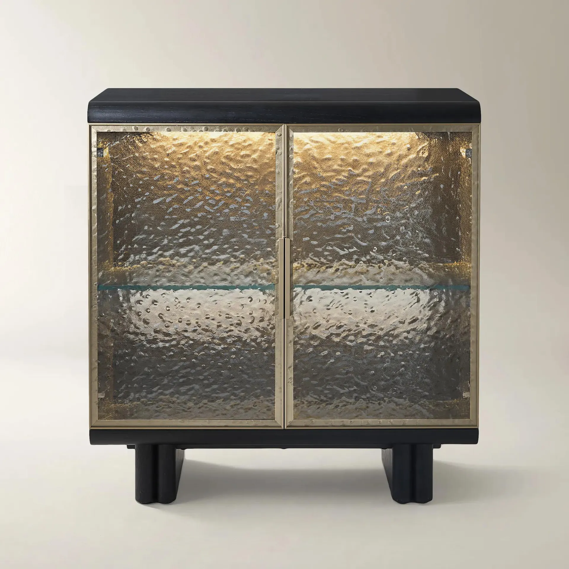 Eleanor Wavy Glass 2-Door Buffet (38")