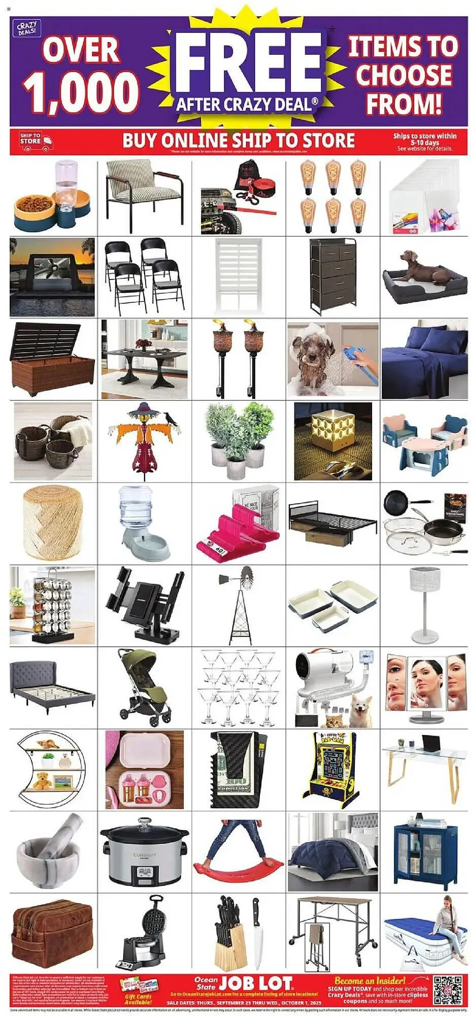 Weekly ad Ocean State Job Lot flyer from September 25 to October 2 2025 - Page 19