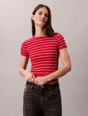 Cotton Contour Rib T-Shirt