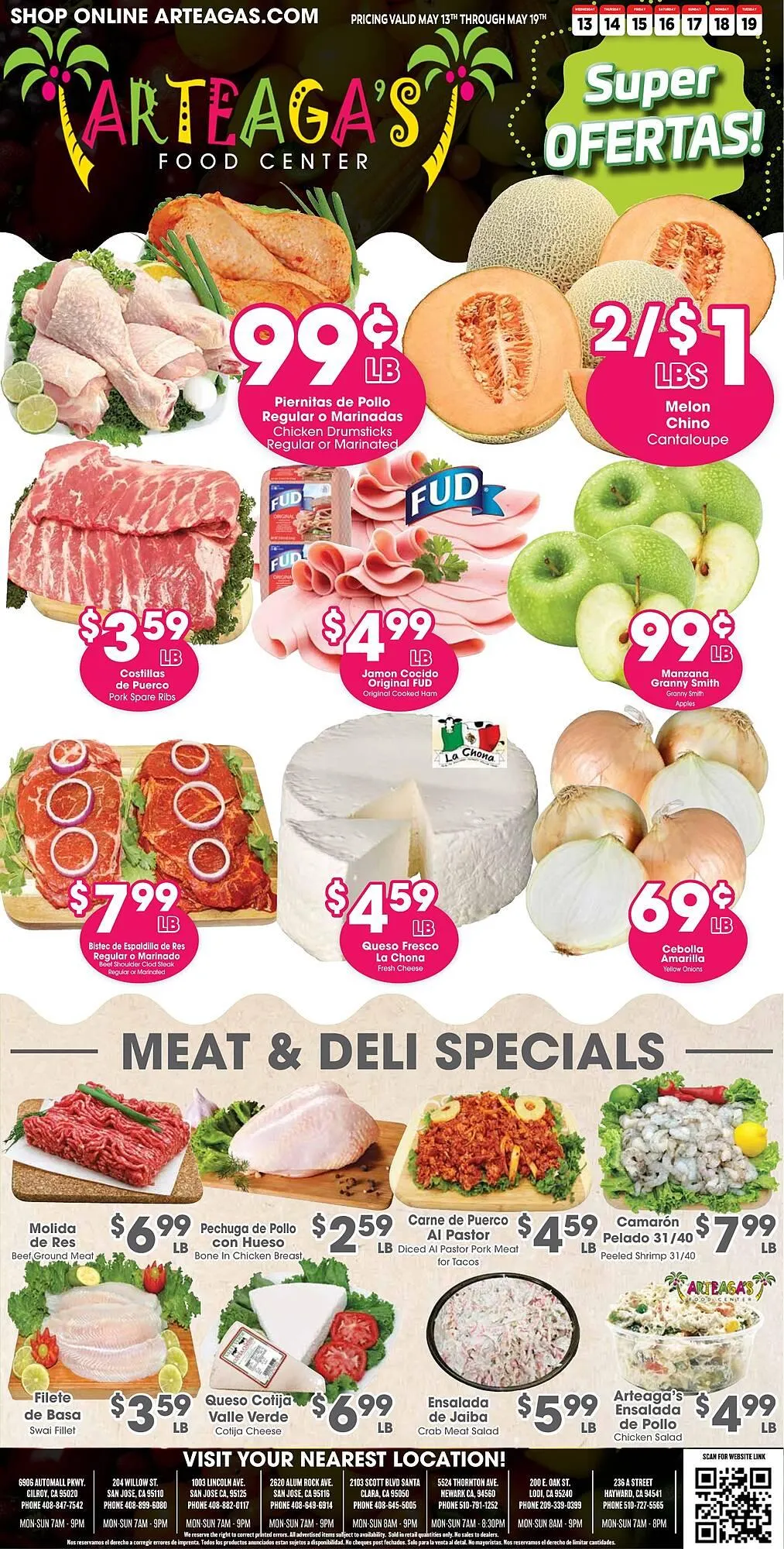 Weekly ad Arteagas Food Center weekly ad from May 13 to May 19 2026 - Page 1