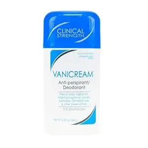 2 Value Pack Vanicream Anti-Perspirant Deodorant Clinical Strength Sensitive Skin 2.25 Ounces