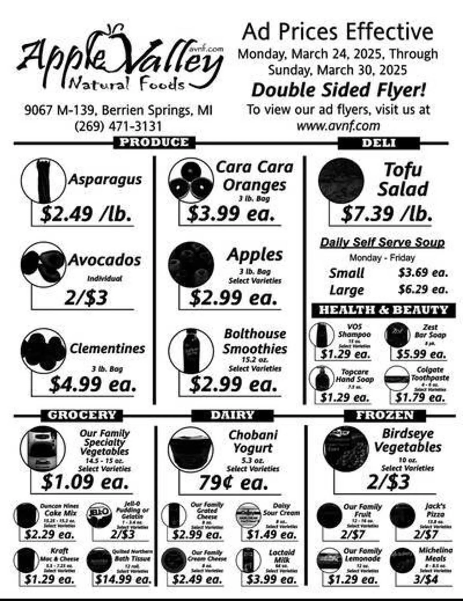 Apple Valley Natural Foods Weekly Ad - 1