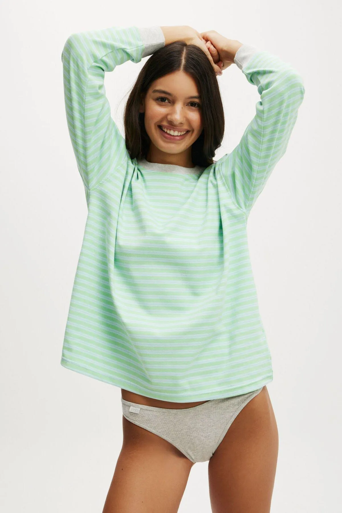 Stripe Lounge Long Sleeve