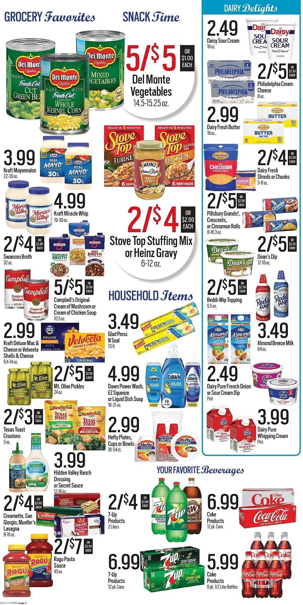 Weekly promotion Dot's Market weekly ad spanning from November 17 to November 30 2025 - Page 2 for Catalogue 365