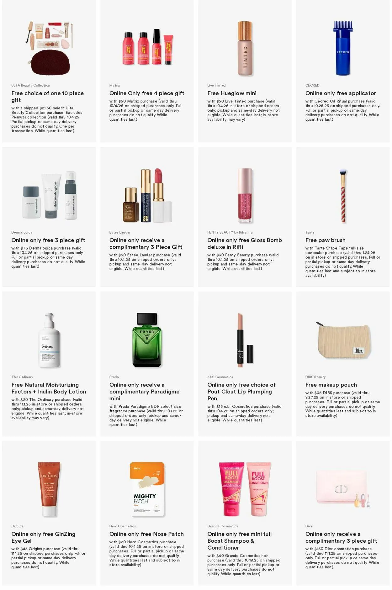 Weekly ad Ulta Beauty from September 29 to October 8 2025 - Page 1