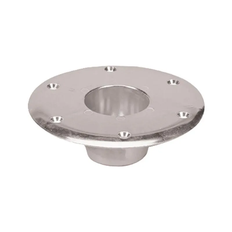 Faulkner Table Leg Base, Round; Recessed Flush Mount; 6-1/4 Inch