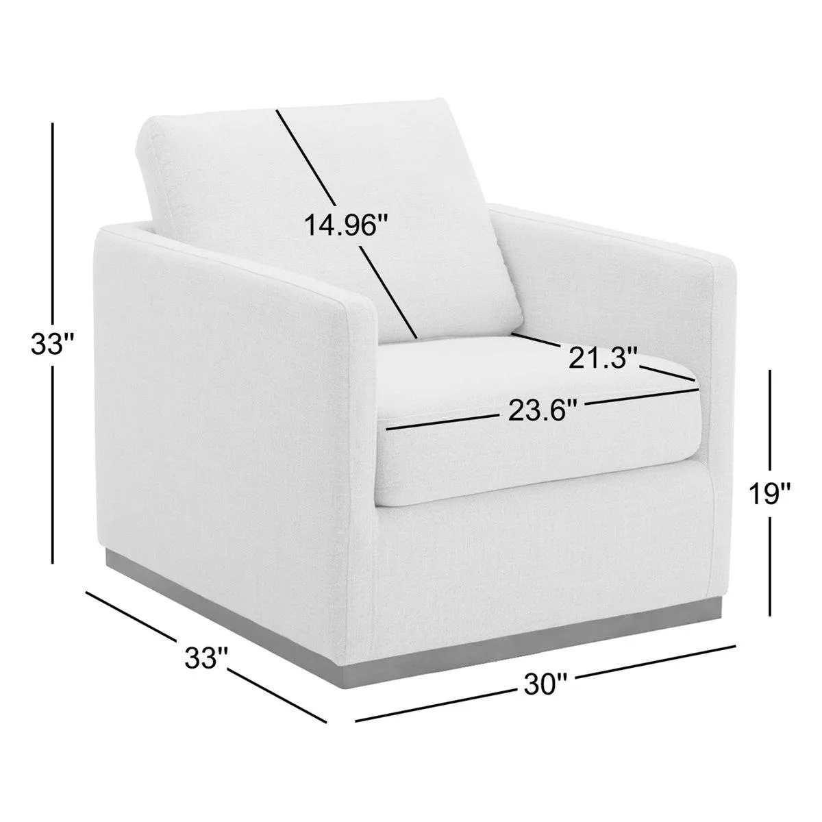 Bobbi Upholstered Swivel Armchair (Set of 2) (Set of 2)