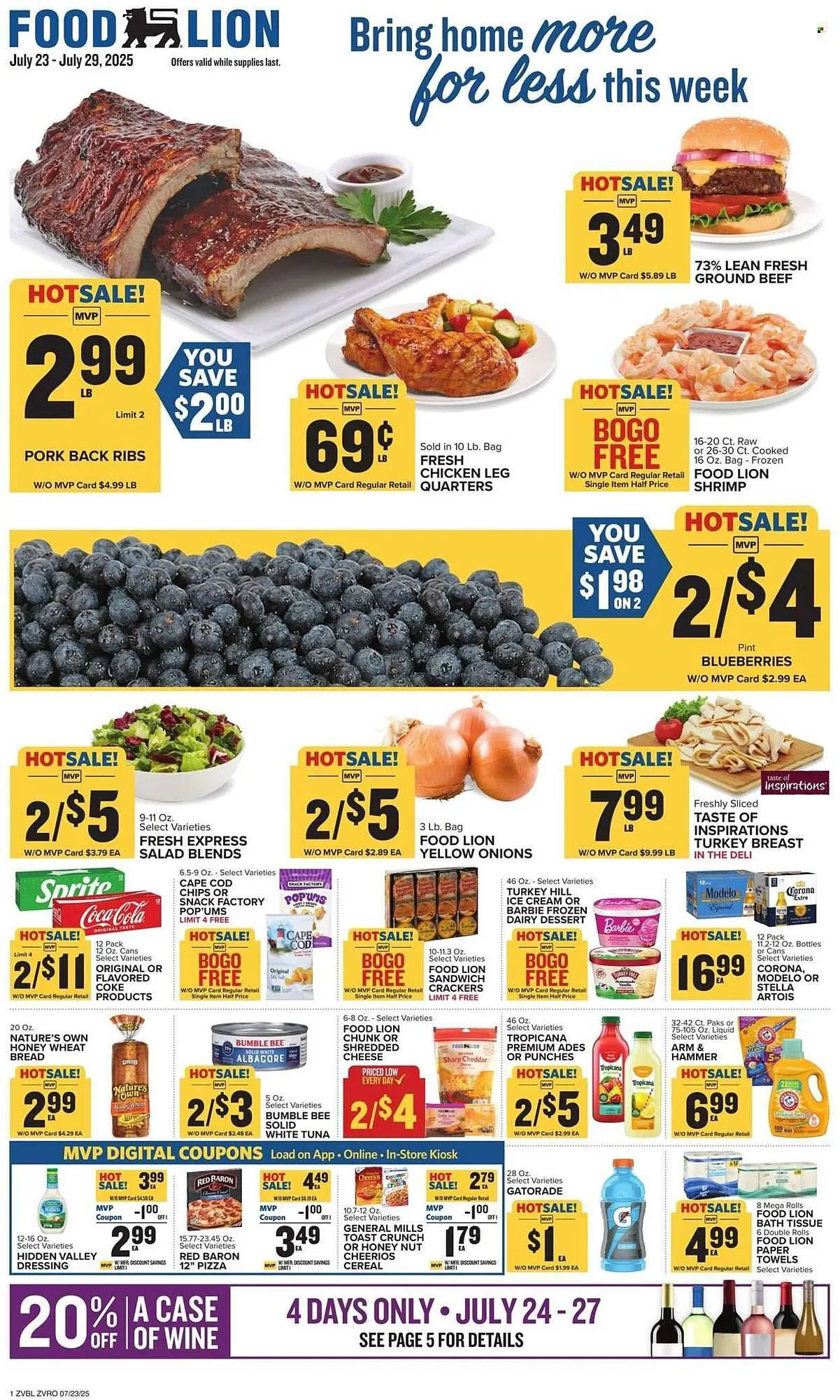 Weekly ad Food Lion Weekly Ad from July 23 to July 29 2025 - Page 1