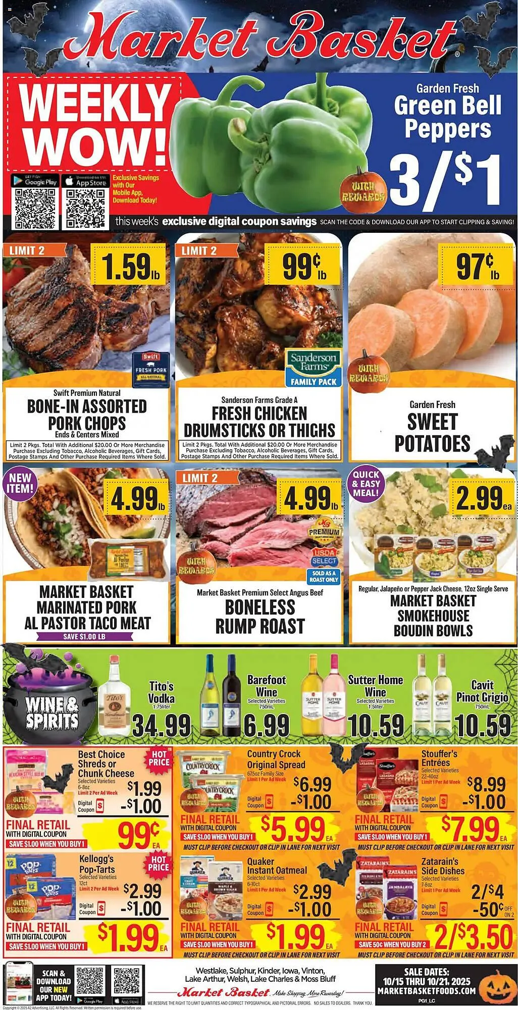 Weekly ad Market Basket weekly ad from October 15 to October 21 2025 - Page 1