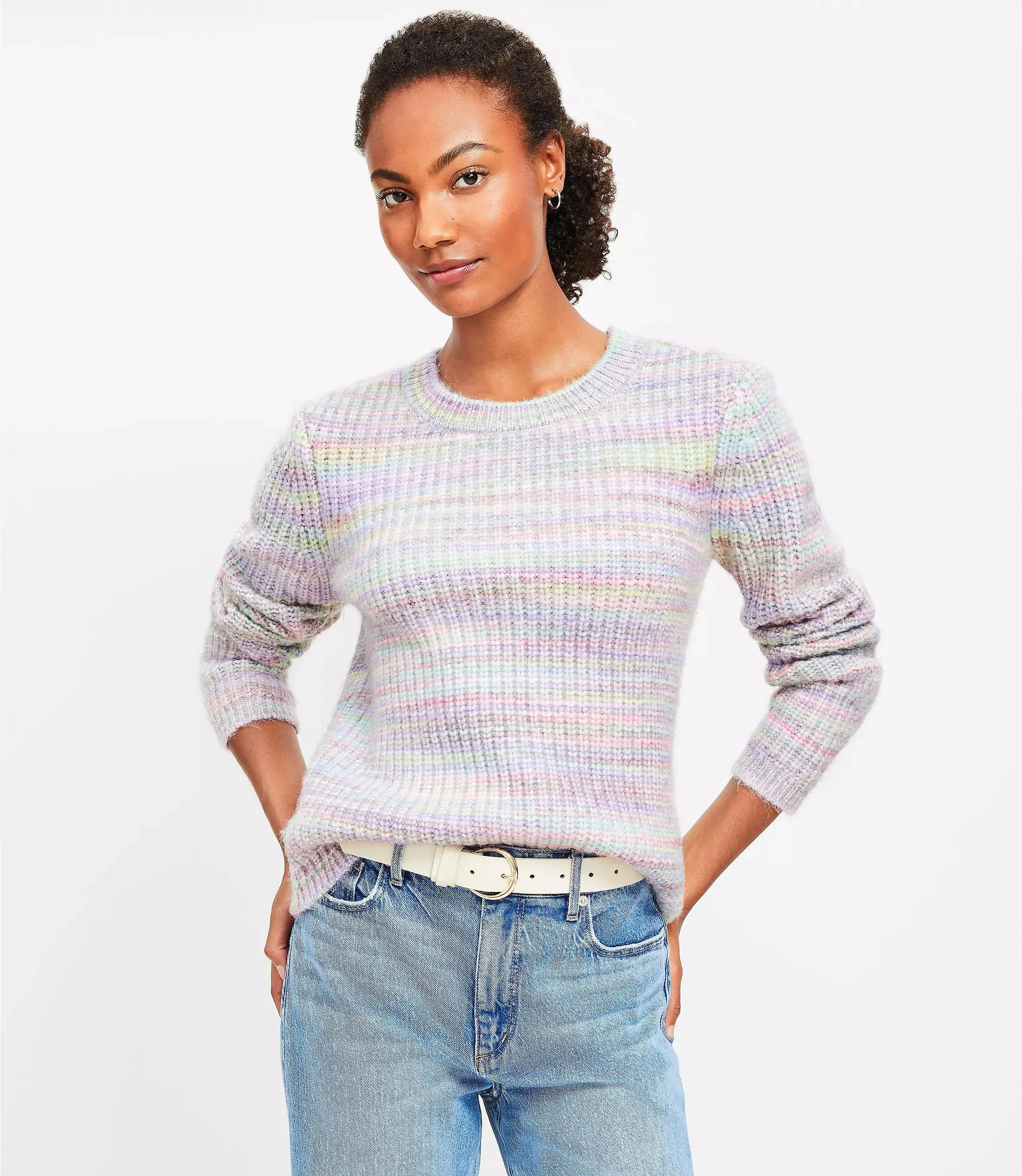 Rainbow Spacedye Sweater