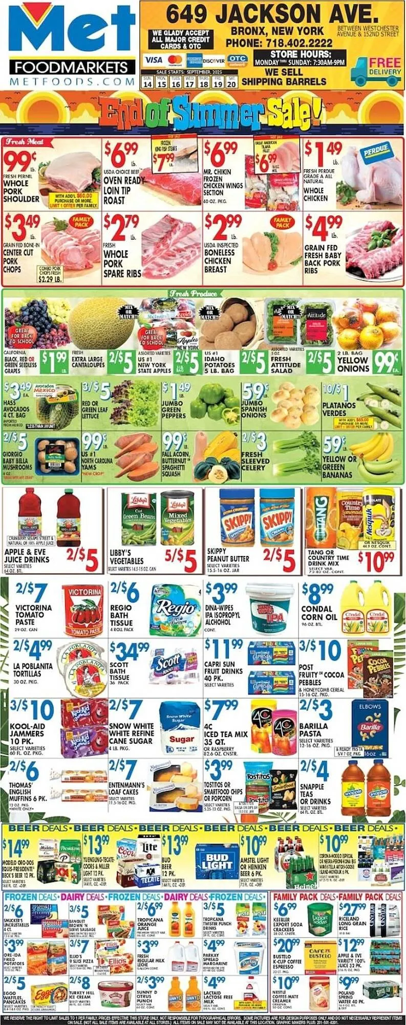 Weekly ad Met Foodmarkets weekly ad from September 14 to September 20 2025 - Page 1
