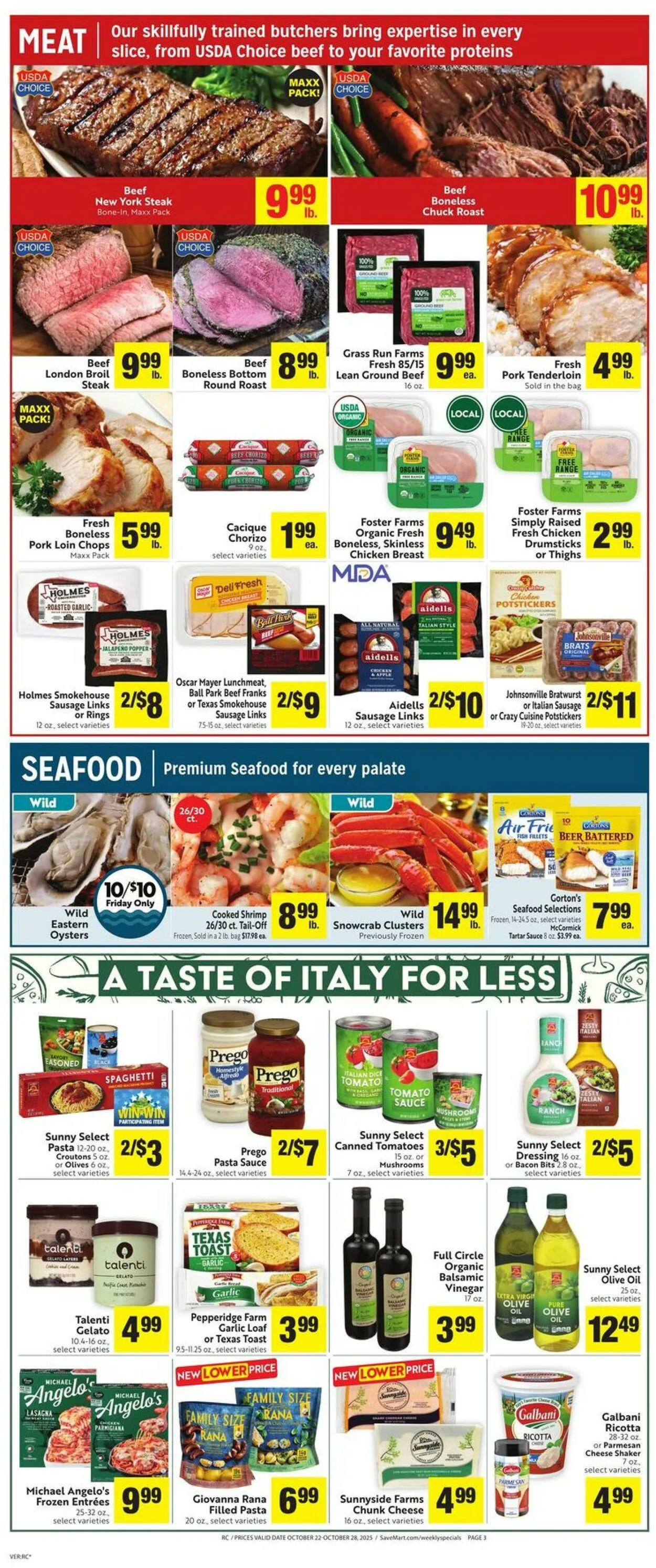 Weekly ad Save Mart Current weekly ad from October 22 to October 28 2025 - Page 3