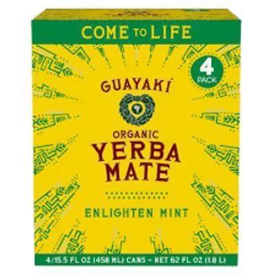 Guayaki Org Yerba Mate Enlighten Mint