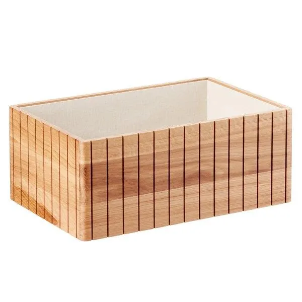 The Container Store Artisan White Oak Bin