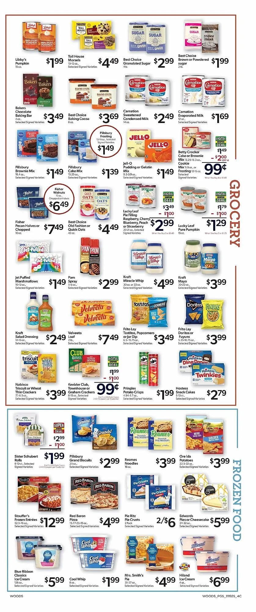 Weekly ad Woods Supermarket weekly ad from November 19 to December 2 2025 - Page 5