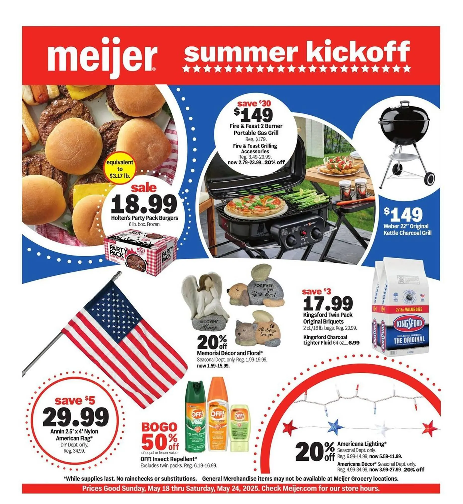 Weekly ad Meijer Weekly Ad from May 18 to May 24 2025 - Page 1