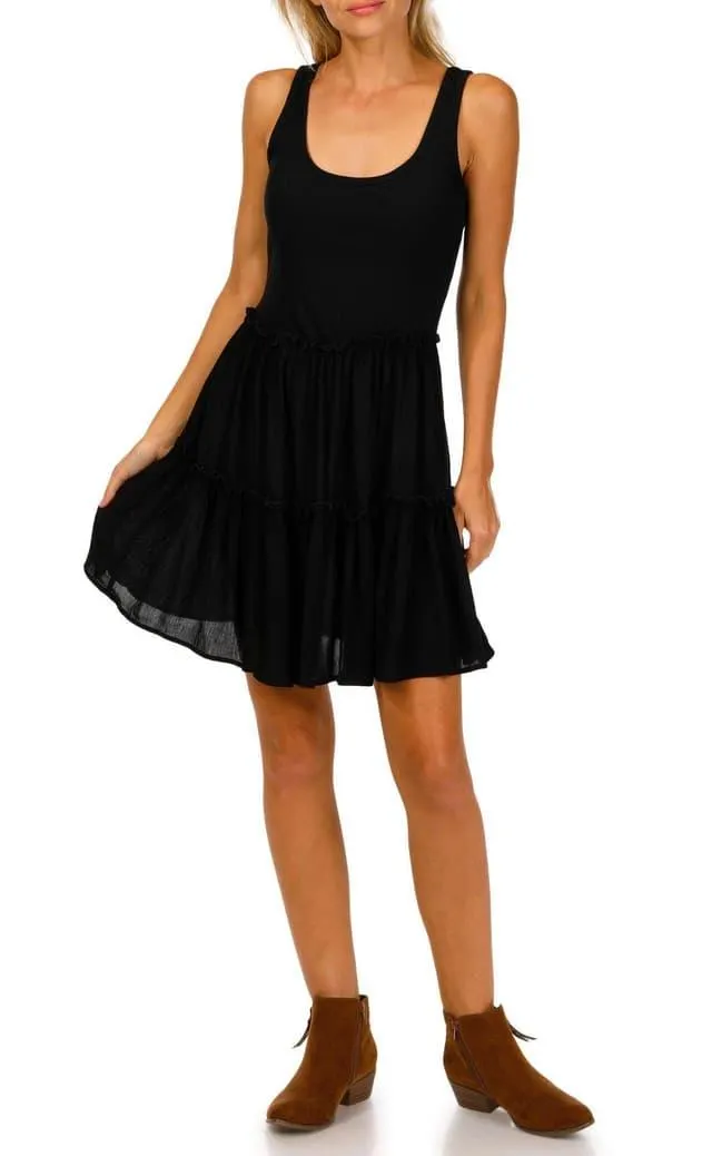 Madden Girl Juniors Sleeveless Tier Tank Dress