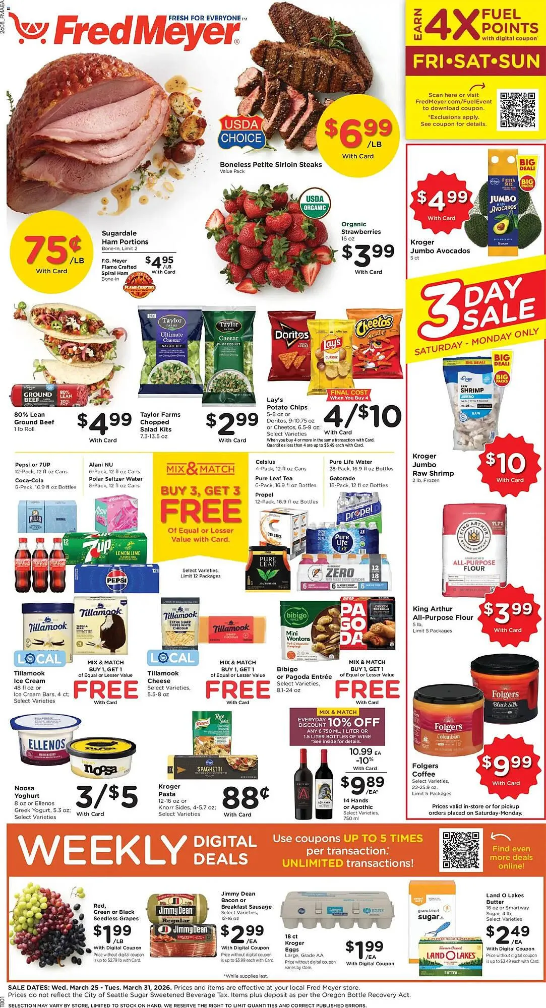 Weekly ad Fred Meyer weekly ad from March 25 to March 31 2026 - Page 1