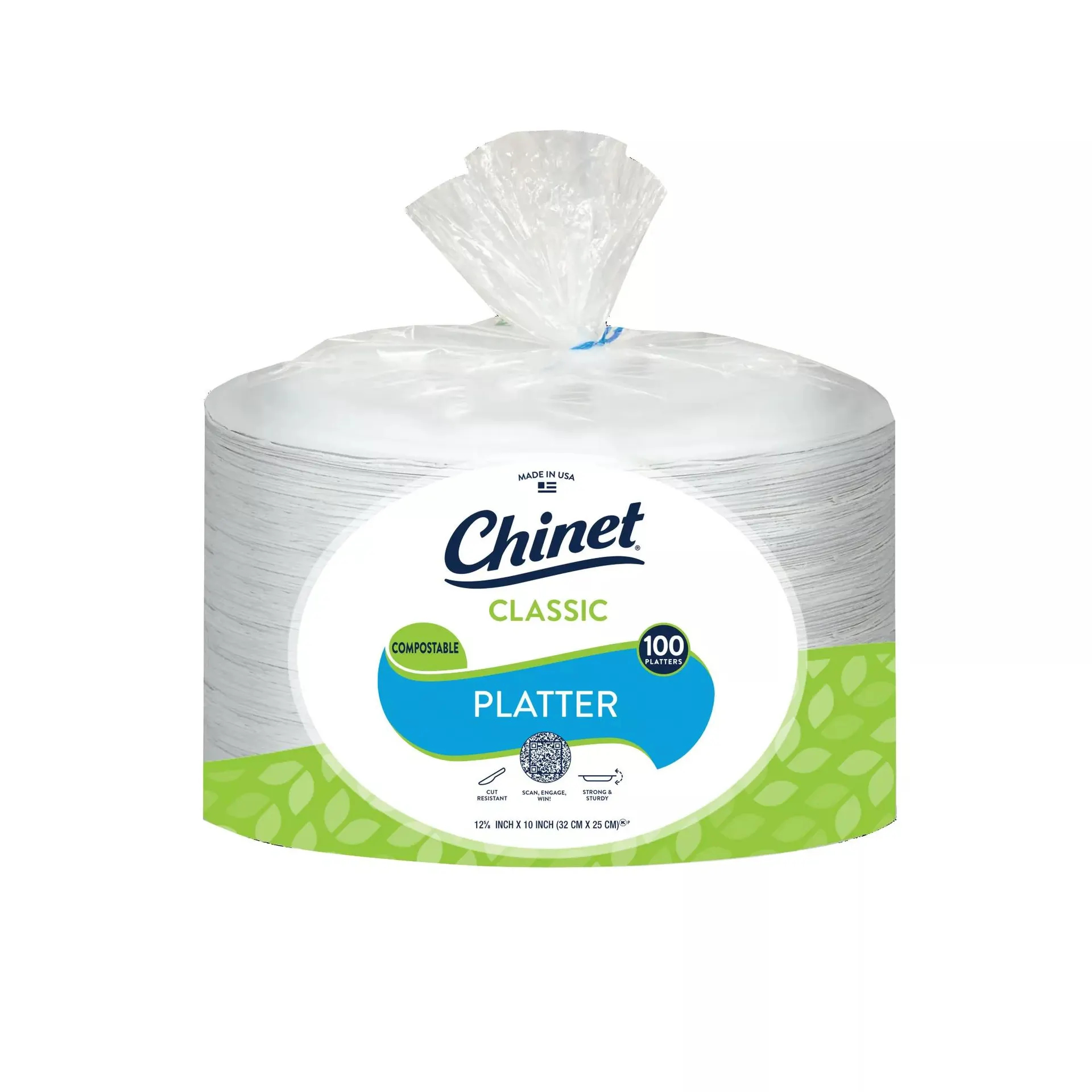 Chinet Classic Platters, 100 ct.