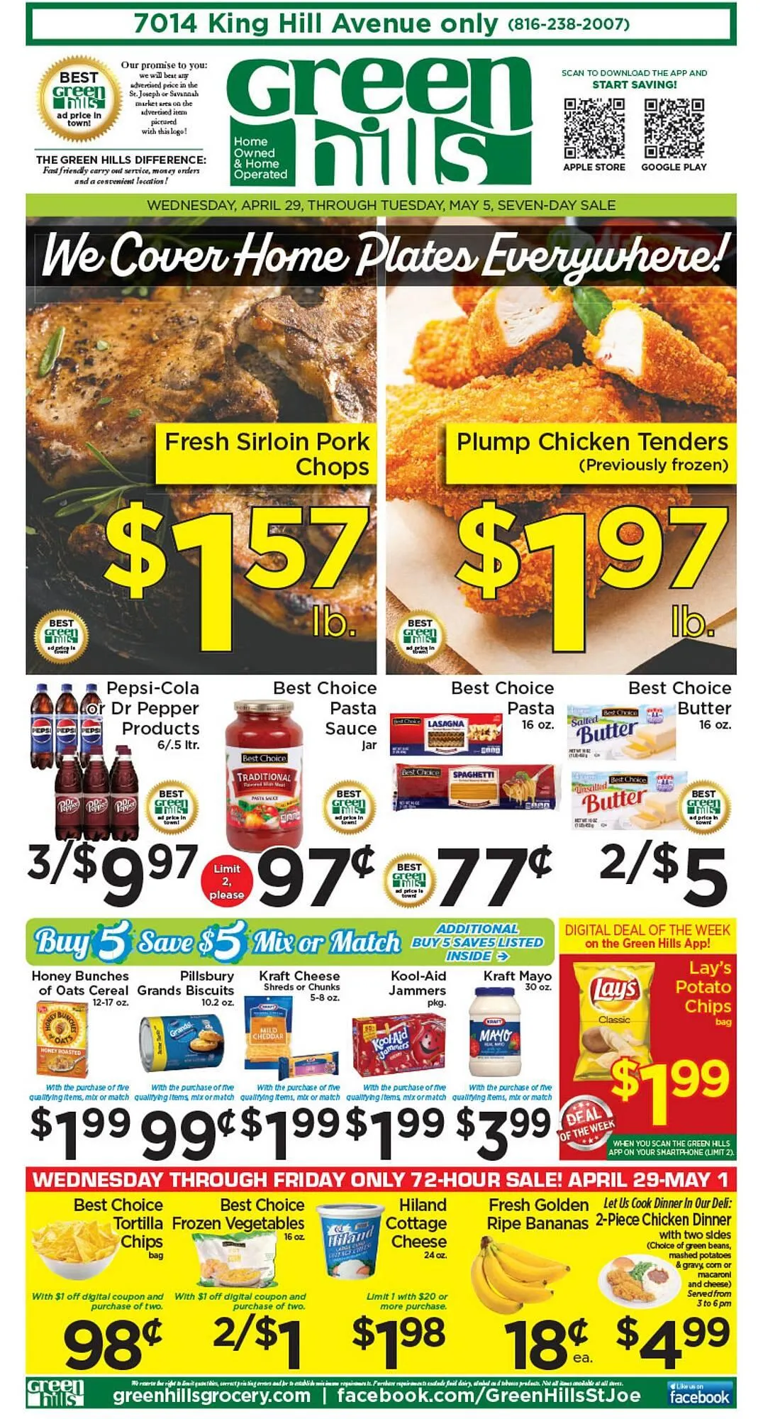 Weekly ad Green Hills Grocery weekly ad from April 29 to May 5 2026 - Page 1