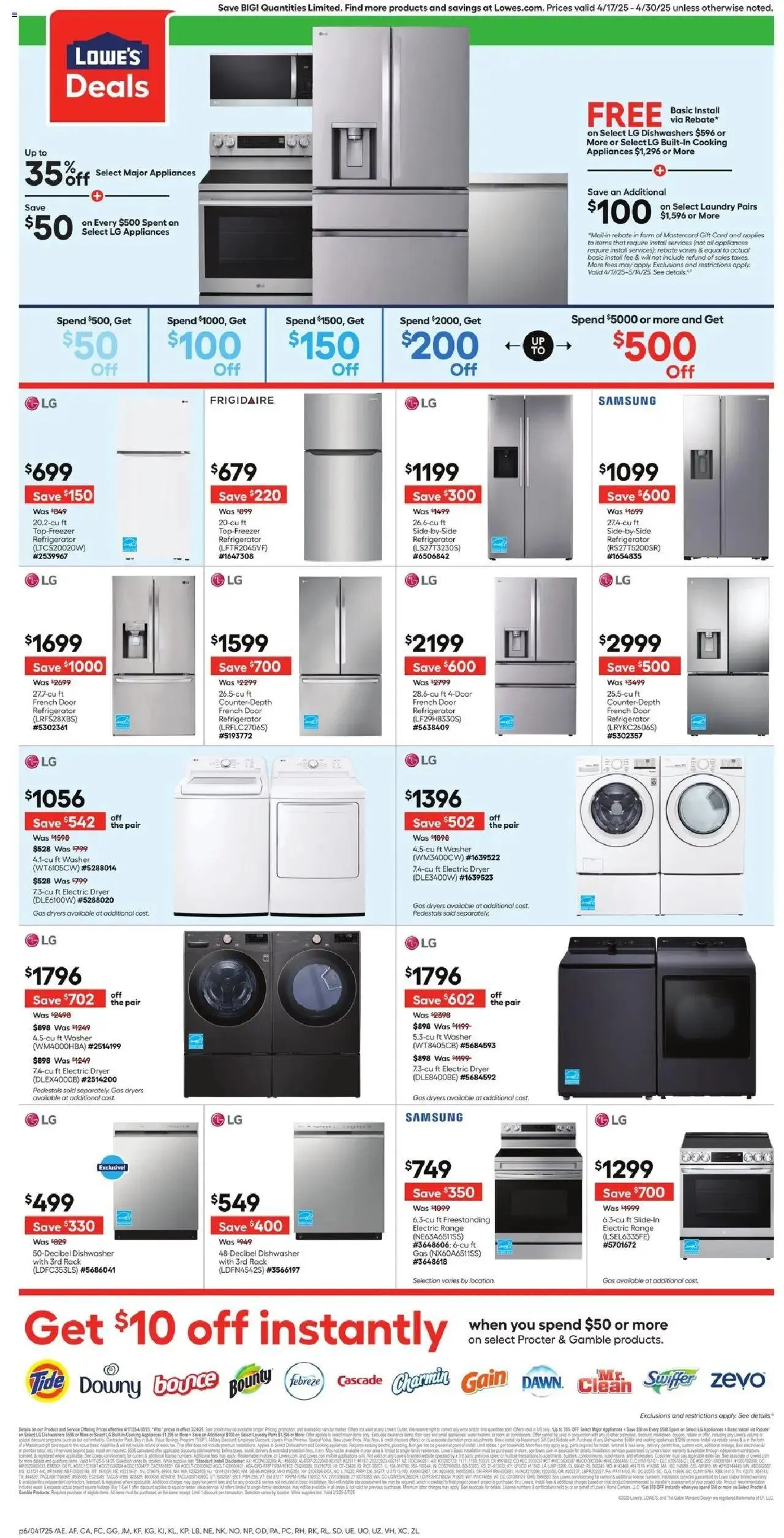 Weekly ad Lowe's Weekly Ad from April 17 to April 30 2025 - Page 6