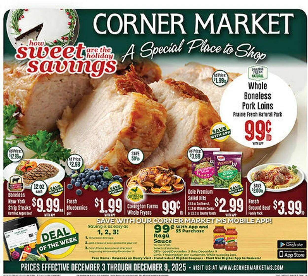 Weekly ad Corner Market from December 10 to December 16 2025 - Page 1