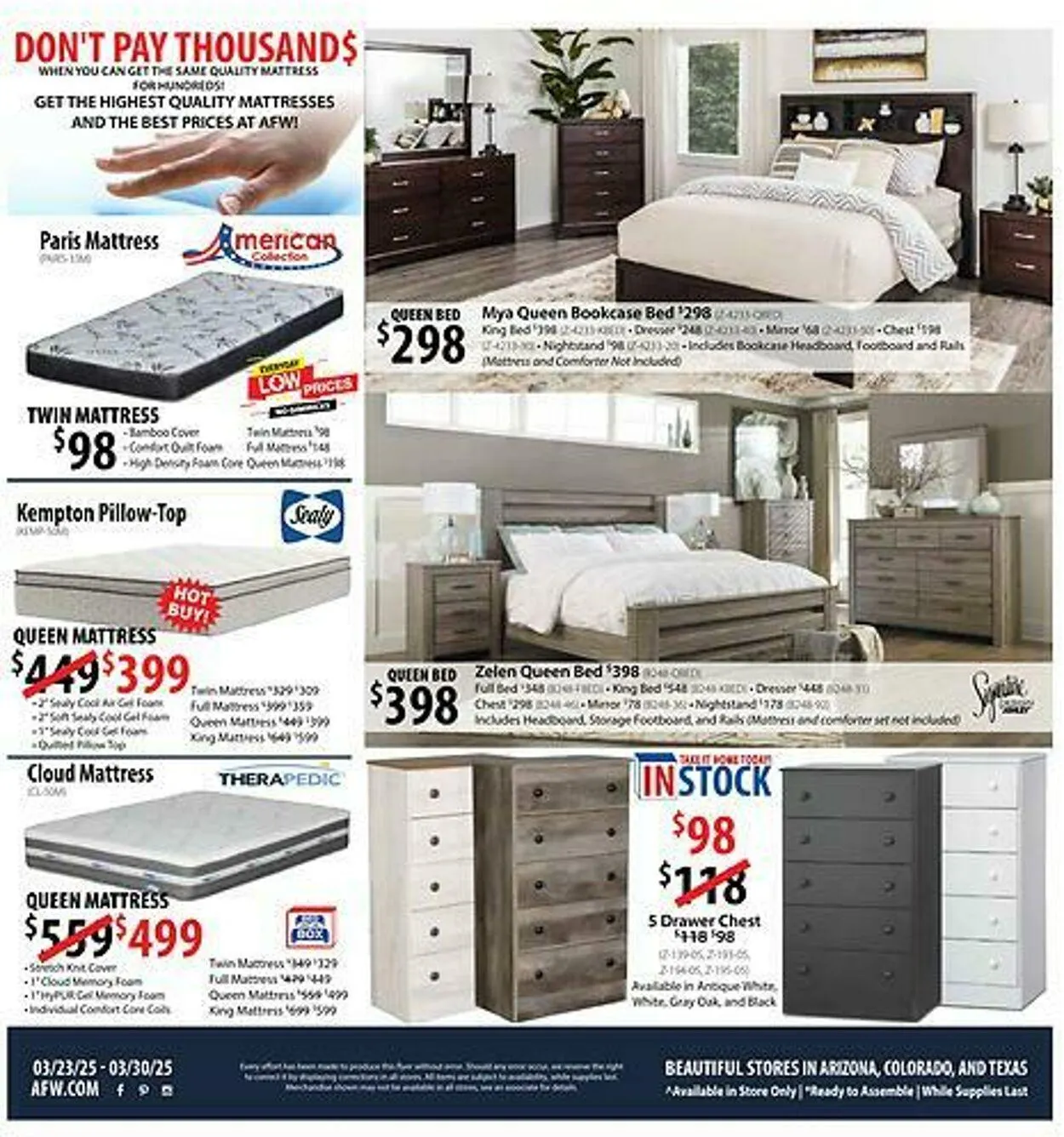 Weekly ad American Furniture Warehouse Current weekly ad from August 3 to August 17 2025 - Page 7