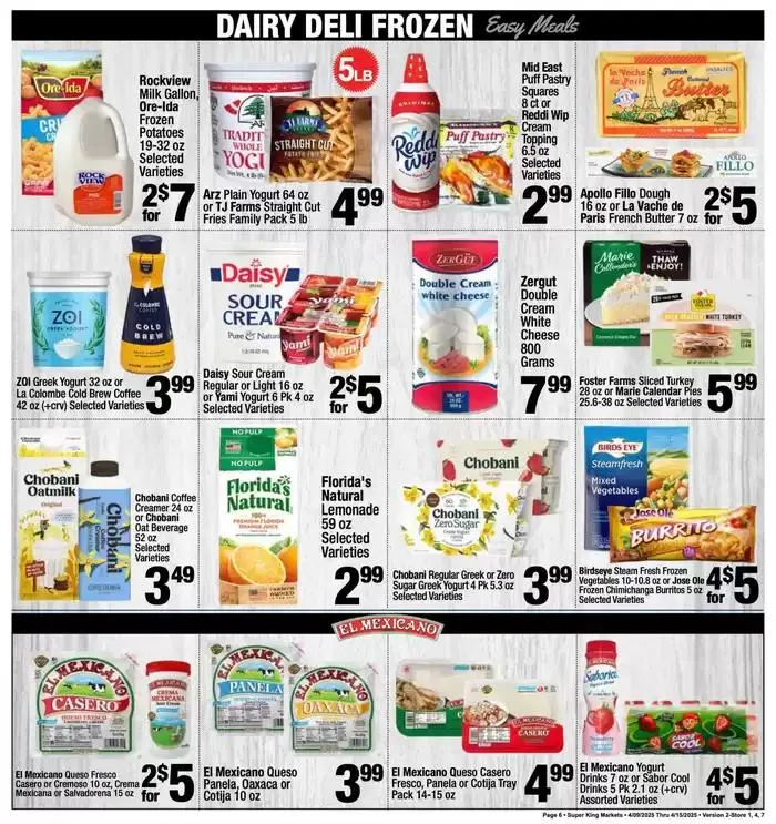 Weekly ad Weekly add Super King Markets from April 9 to April 15 2025 - Page 6
