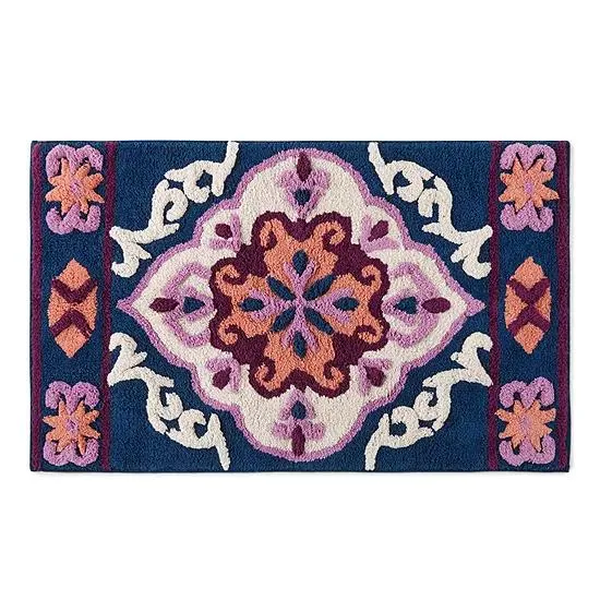 Distant Lands Diamond Medallion Bath Rug