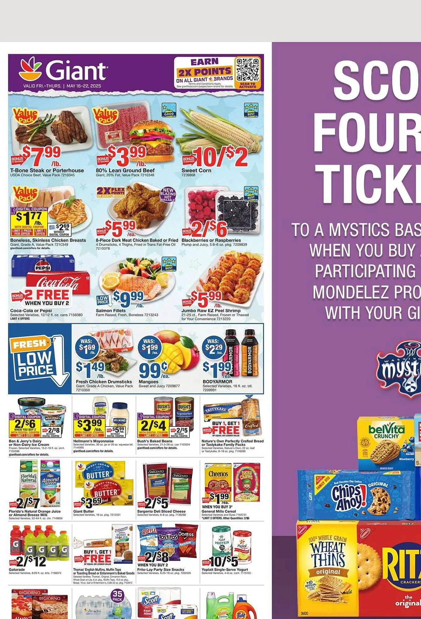 Weekly ad Giant Food Weekly Ad from May 16 to May 22 2025 - Page 1