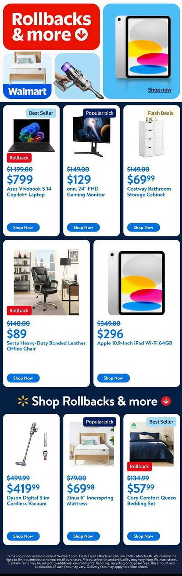 Weekly ad Walmart Weekly Ad from February 26 to March 4 2025 - Page 1