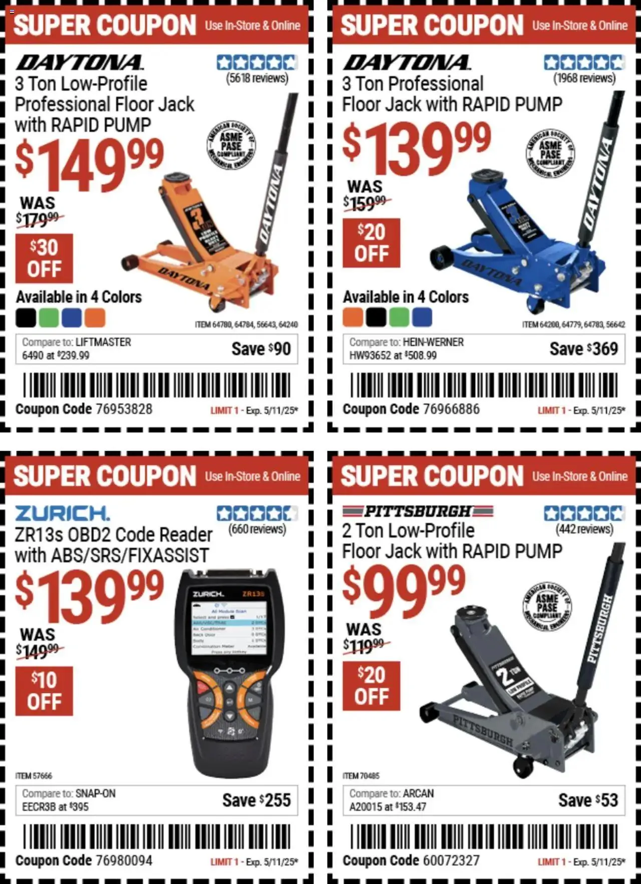Weekly ad Harbor Freight Weekly Ad from April 28 to May 11 2025 - Page 7