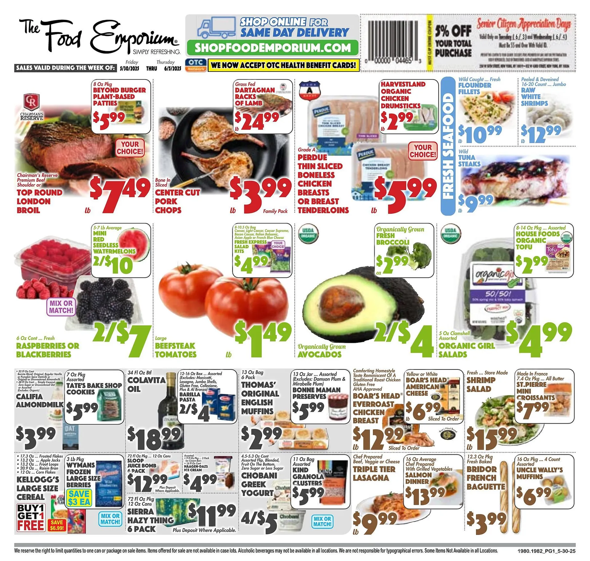 Weekly ad The Food Emporium Weekly Ad from May 30 to June 6 2025 - Page 1
