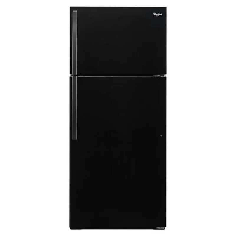 Whirlpool 28 in. 14.3 cu. ft. Top Freezer Refrigerator - Black