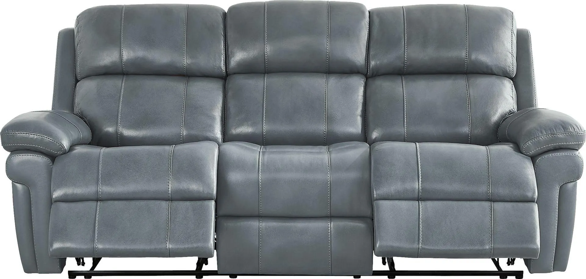Trevino Lane Leather Non-power Reclining Sofa