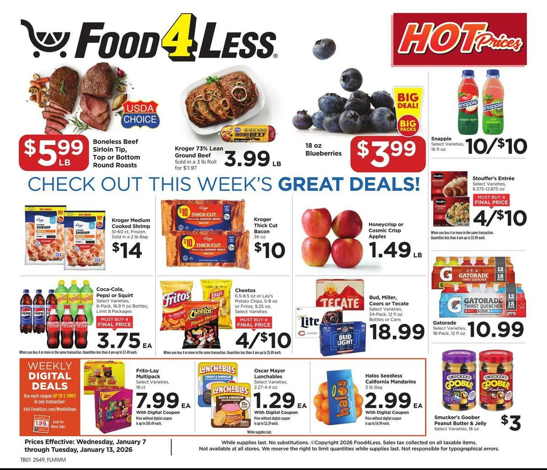 Food 4 Less weekly ad - 1