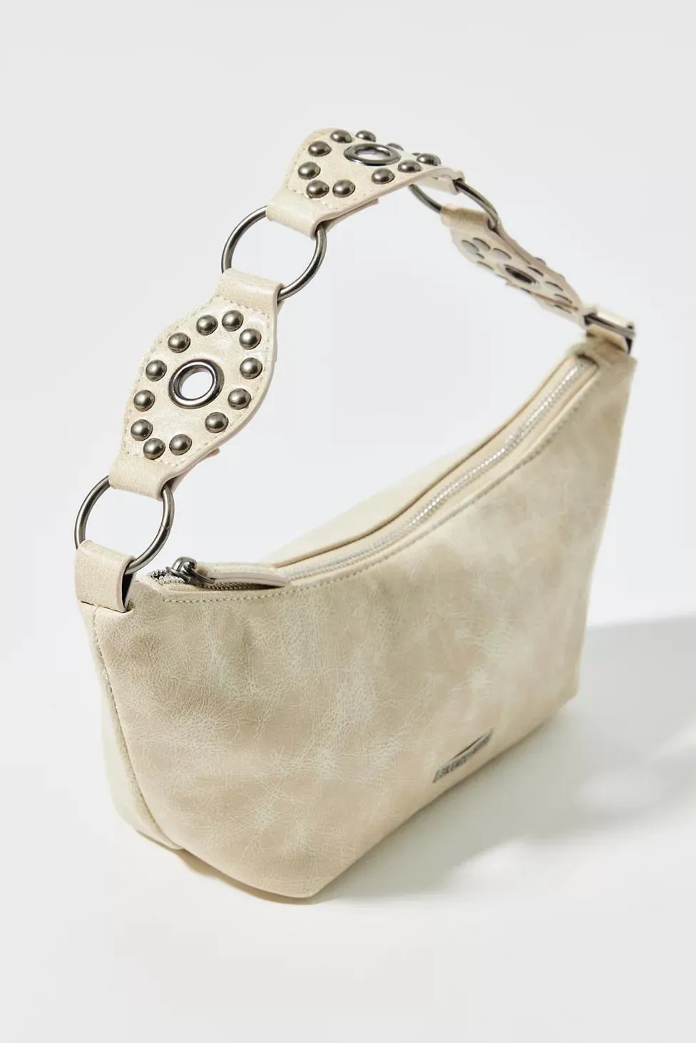 Silence + Noise Luna Studded Faux Leather Shoulder Bag