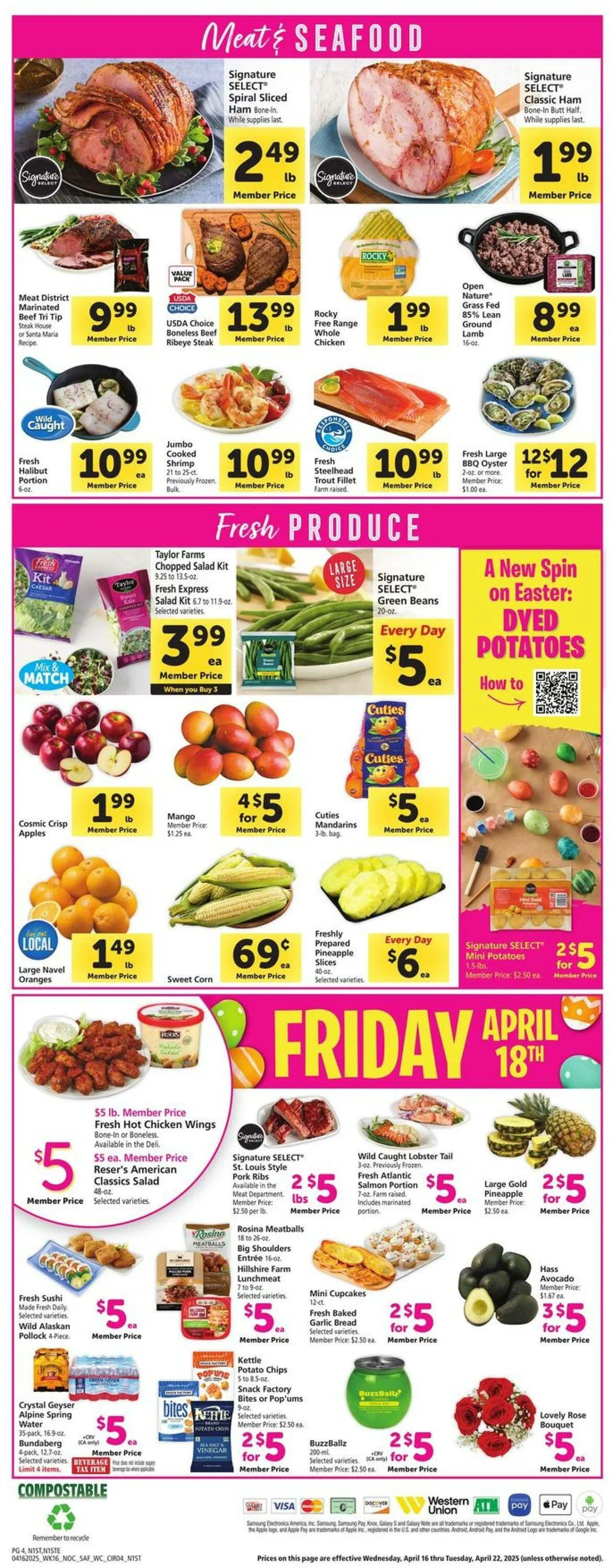 Weekly ad Safeway Current weekly ad from April 16 to April 22 2025 - Page 6