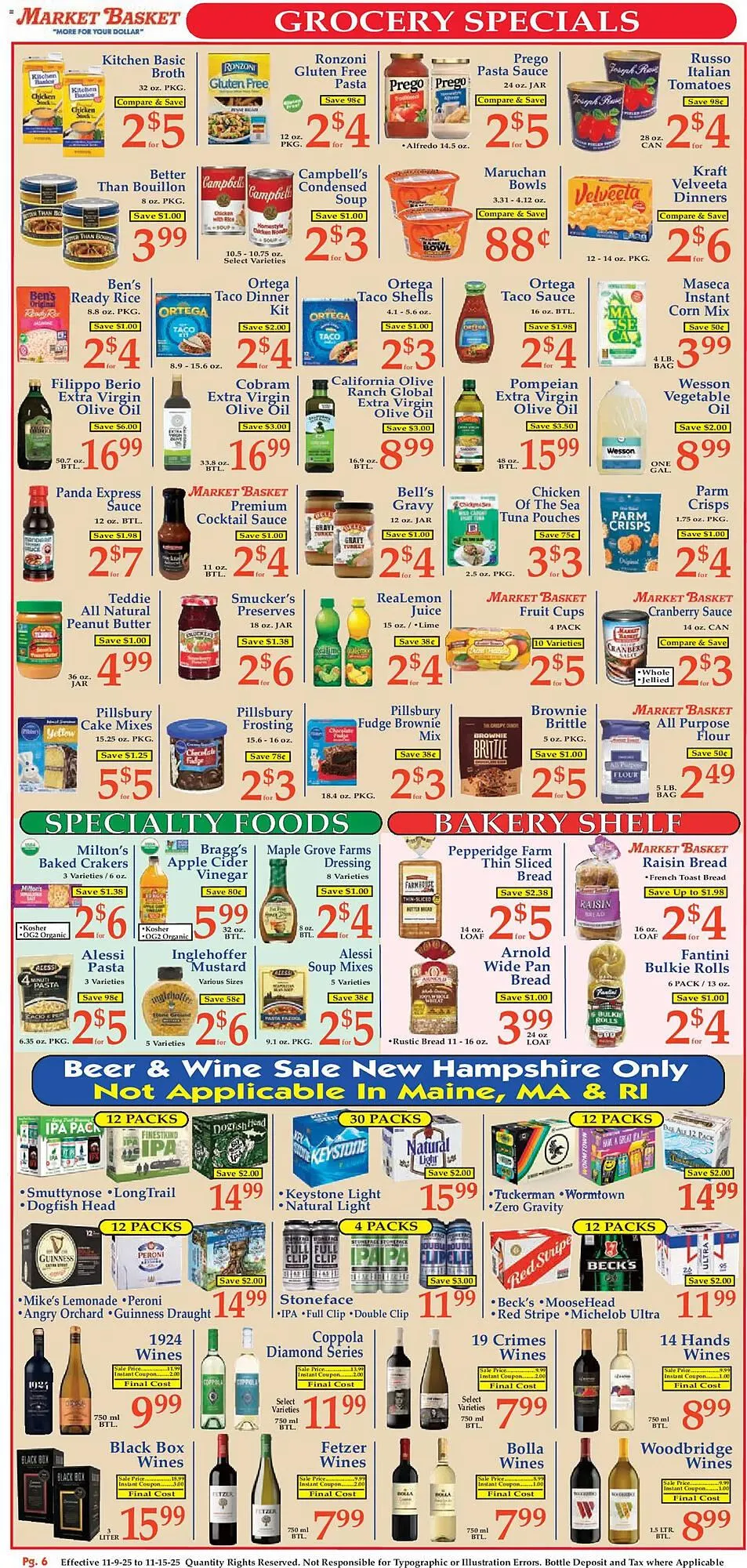 Weekly ad Market Basket weekly ad from November 9 to November 16 2025 - Page 6