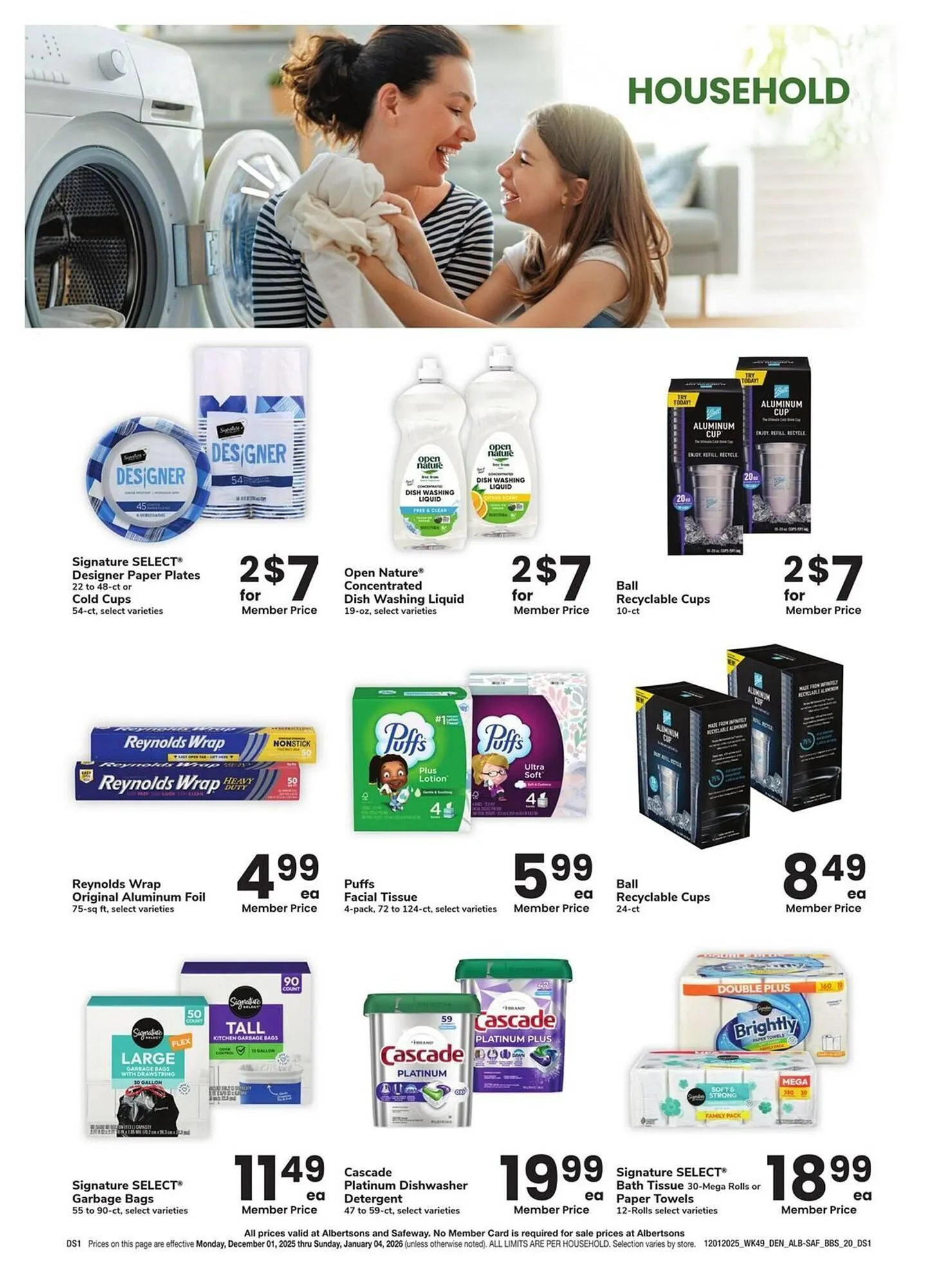 Weekly promotion Albertsons weekly ad spanning from December 1 to January 4 2026 - Page 20 for Catalogue 365