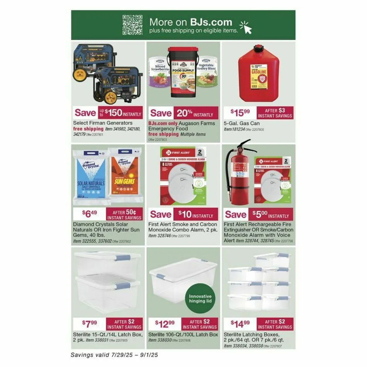 Weekly ad BJ's from August 18 to September 1 2025 - Page 49