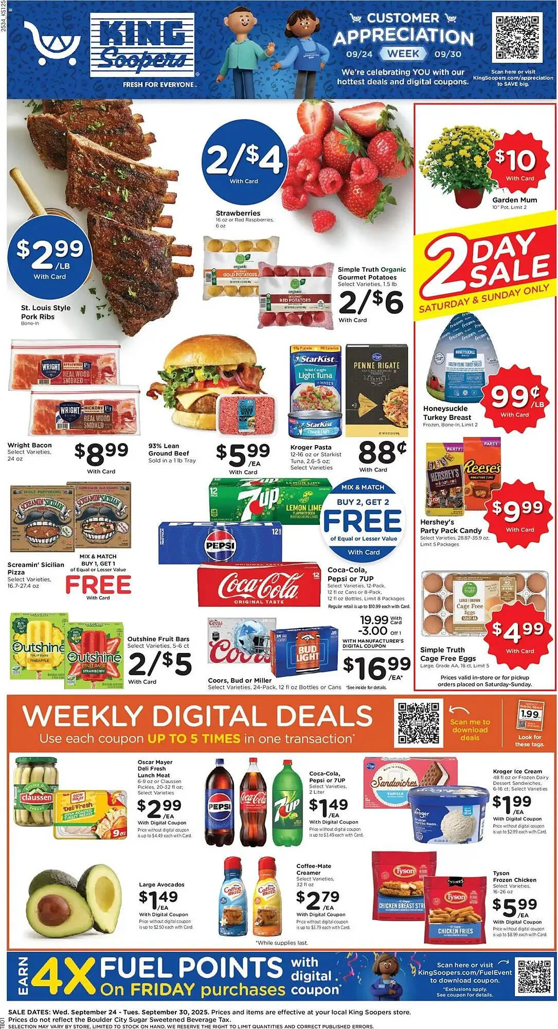 Weekly ad King Soopers weekly ad from September 24 to September 30 2025 - Page 1
