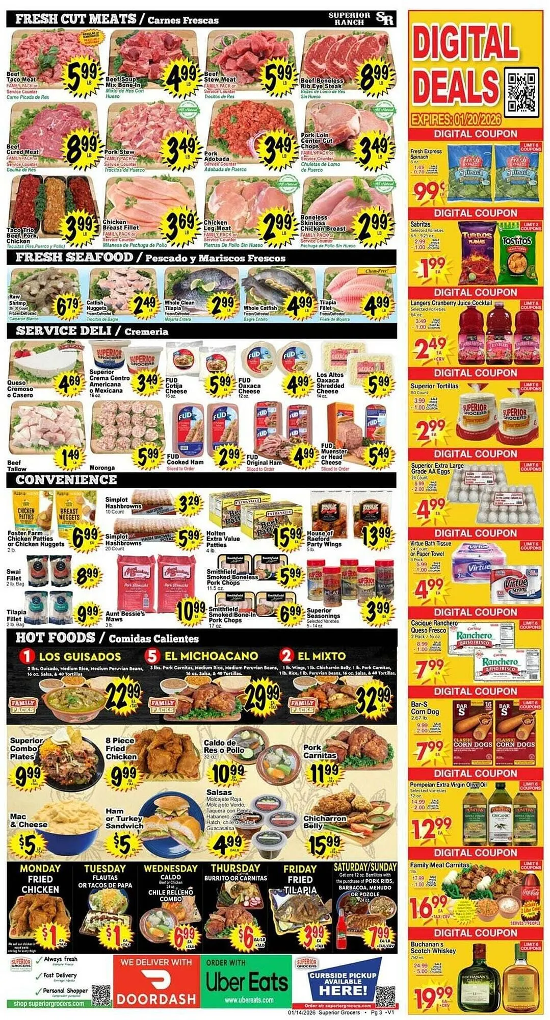 Weekly ad Superior Grocers weekly ad from January 14 to January 20 2026 - Page 3