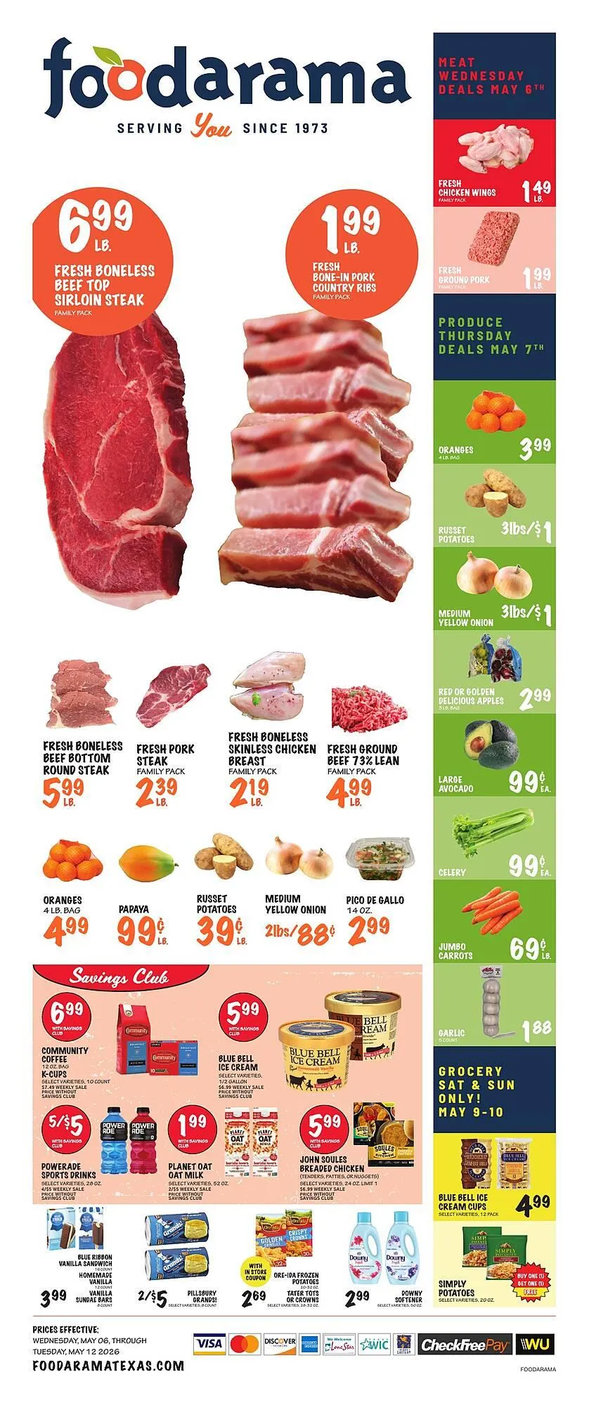 Weekly ad Foodarama weekly ad from May 6 to May 12 2026 - Page 1