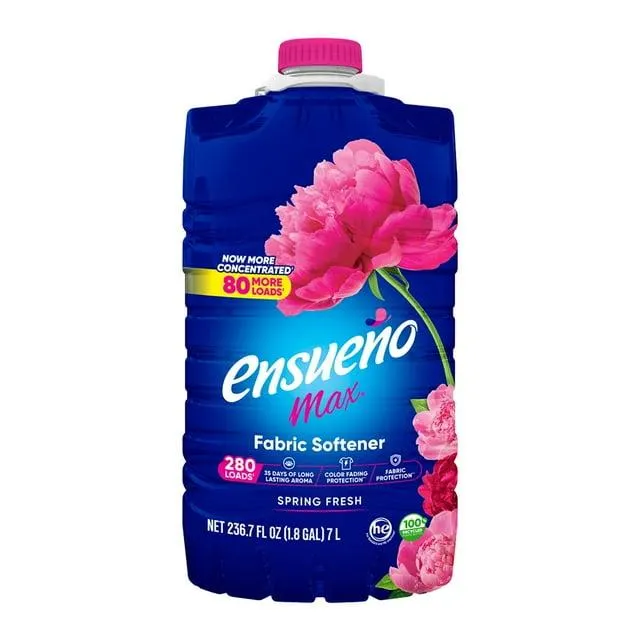 Ensueño Max Liquid Fabric Softener, Spring Fresh 330 loads, 236 fl. oz.