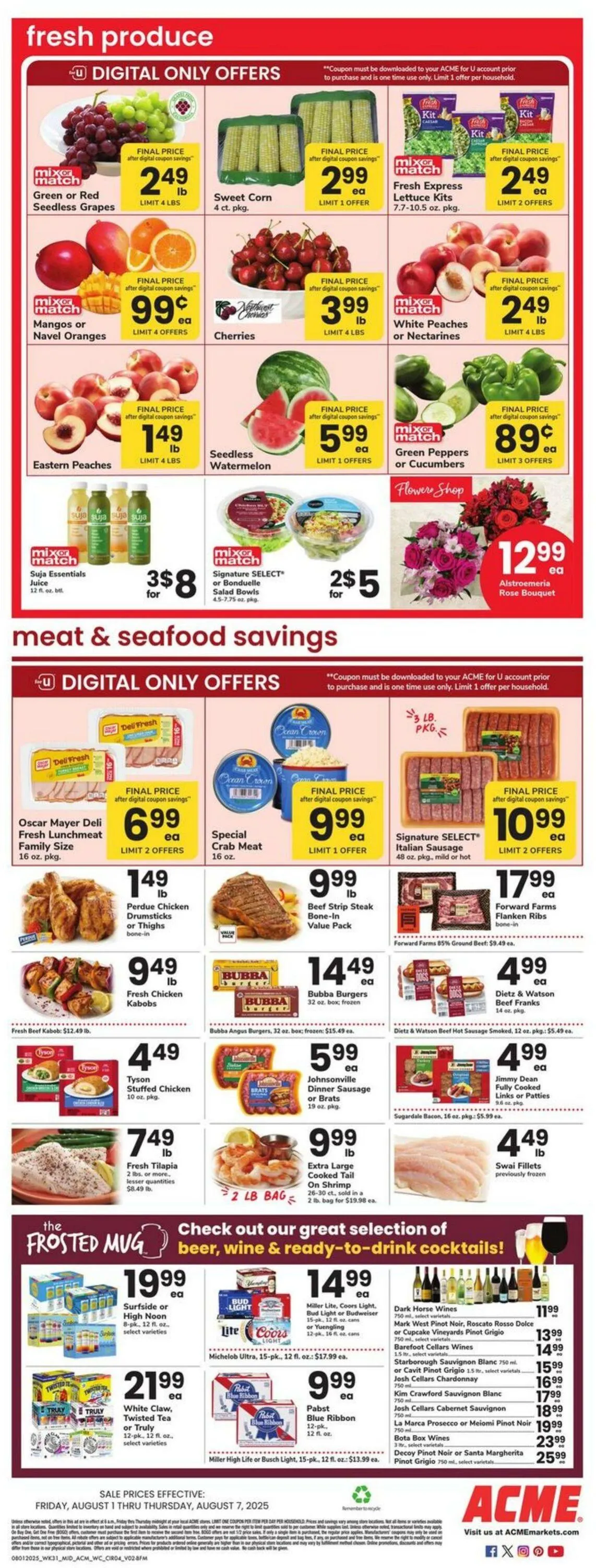 Weekly ad Acme Current weekly ad from August 1 to August 7 2025 - Page 4