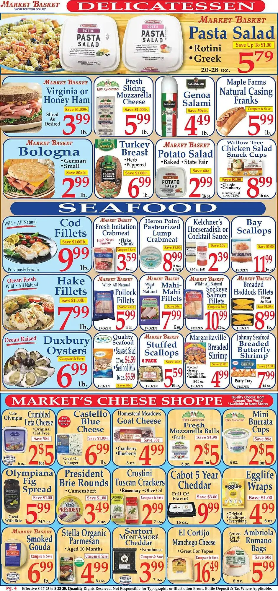 Weekly ad Market Basket Weekly Ad from August 17 to August 23 2025 - Page 4