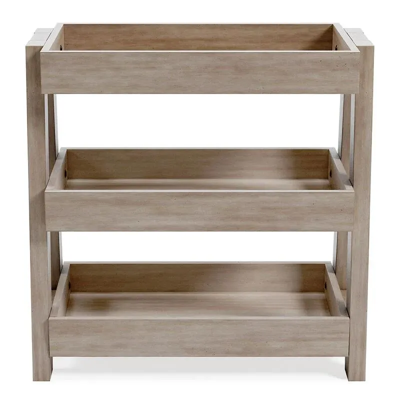 Ashley Blariden Shelf Accent Table, Light Tan